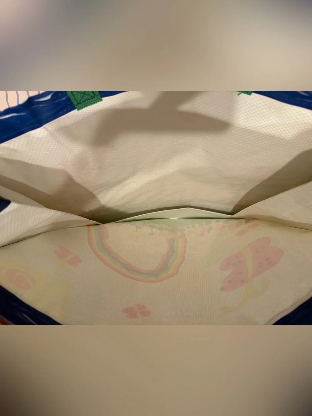 Homegoods/ TJ Maxx Kids Rainbow & Butterfly Reusable Tote Bag 🌈🦋🛍️